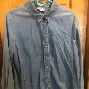 ASOS denim button down